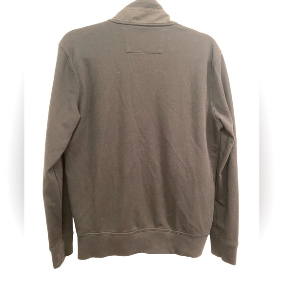 Banana Republic M Black Quilted Design Zip Sweater - Picture 4 of 4